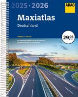 Wegenatlas Deutschland Maxi-atlas 2025-2026 | A3 | Ringband | ADAC - thumbnail