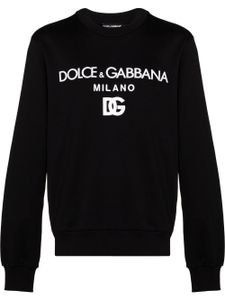 Dolce & Gabbana sweat à logo imprimé - Noir