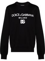 Dolce & Gabbana sweat à logo imprimé - Noir