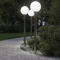 VidaXL Bolderverlichting met sensor 3 stuks 120 cm rvs ip44
