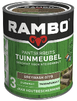 rambo pantserbeits tuinmeubel zijdemat transparant kleurloos 0.75 ltr