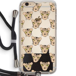 Tijger: iPhone 6 PLUS / 6S PLUS Transparant Hoesje met koord