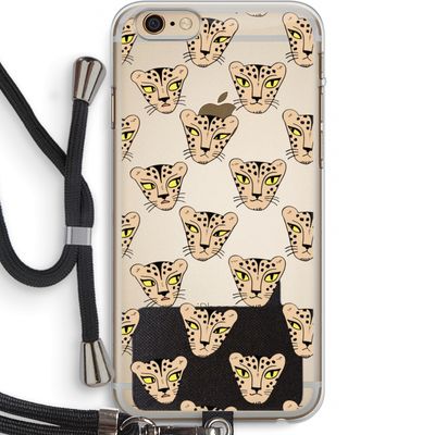 Tijger: iPhone 6 PLUS / 6S PLUS Transparant Hoesje met koord