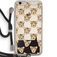 Tijger: iPhone 6 PLUS / 6S PLUS Transparant Hoesje met koord