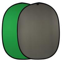 Falcon eyes background board bcp-10-03 groen/grijs 148x200 cm