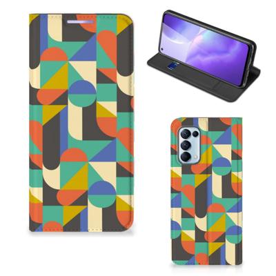 OPPO Find X3 Lite | Hoesje met Magneet | Funky Retro
