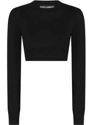 Dolce & Gabbana pull crop - Noir