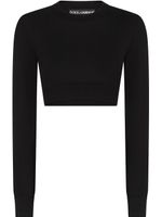 Dolce & Gabbana pull crop - Noir