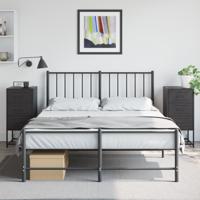 Nachtkastjes 2 st 36x39x78 cm staal zwart