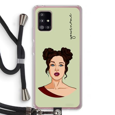 Pop-Art Creator: Samsung Galaxy A51 5G Transparant Hoesje met koord