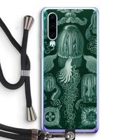 Haeckel Cubomedusae: Huawei P30 Transparant Hoesje met koord