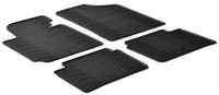 Rubbermatten passend voor Hyundai Veloster 2011- (T-Design 4-delig + montageclips) GL0199