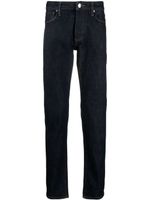 Emporio Armani straight-leg mid-rise jeans - Bleu - thumbnail