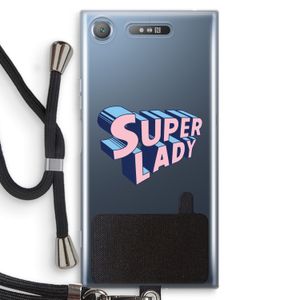 Superlady: Sony Xperia XZ1 Transparant Hoesje met koord