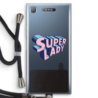 Superlady: Sony Xperia XZ1 Transparant Hoesje met koord