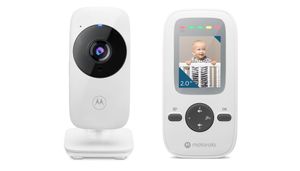 Motorola Nursery Babyfoon - VM481 - 2-Inch Ouder Unit - Infrarood Nachtzicht - Bereik tot 300 Meter - Wit