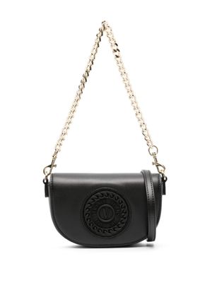 Versace Jeans Couture sac porté épaule à logo embossé - Noir