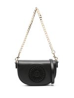 Versace Jeans Couture sac porté épaule à logo embossé - Noir