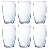 Luminarc Drinkglazen Versailles - 18x stuks - glas - 375 ml - Waterglazen/sapglazen