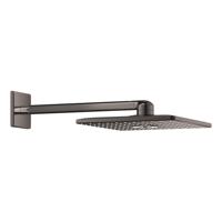 GROHE Rainshower SmartActive 310 Cube Hoofddouche - 31x31cm - 2 straalsoorten - wandarm 43cm - hard graphite 26479a00