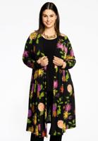 Yoek Vest geplooid CHRYSANT | Zwart | Maat 46/48 Yoek Vest geplooid CHRYSANT | Zwart | Maat 46/48