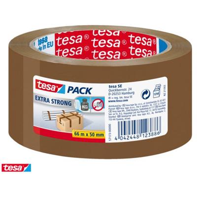 Tesa Extra Strong PVC tape bruin (1 rol)