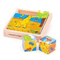 Bigjigs Safari Kubus Puzzel