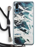 Golven: Huawei P20 Pro Transparant Hoesje met koord