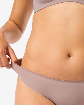 HEMA Damesslip second skin micro beige (beige)