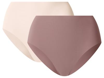 esmara Set van 2 corrigerende dames onderbroeken (Lichtroze/roze, L (44/46))