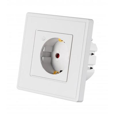 WOOX r4054 smart inbouw stopcontact powered by tuya, 16a, 3680w, wi-fi, white