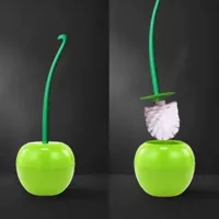 Toiletborstelhouder in Kersvorm - Rood, Groen of Wijnrood | Milieuvriendelijk & Decoratief
