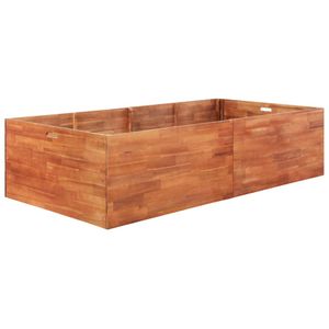 VidaXL Plantenbak verhoogd 200x100x50 cm acaciahout