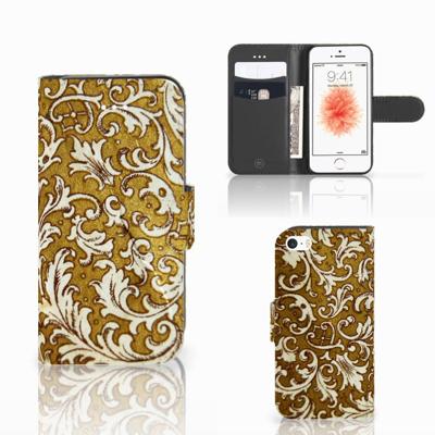 Wallet Case Apple iPhone 5 | 5s | SE Barok Goud