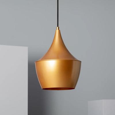 Hanglamp retro zwart goud design &apos;Atkin&apos; 2 E27 fitting 4 kleuren 20cm