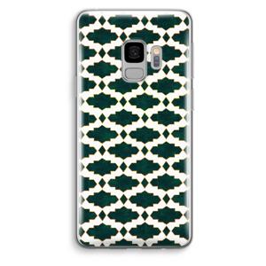 Moroccan tiles: Samsung Galaxy S9 Transparant Hoesje