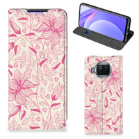 Xiaomi Mi 10T Lite Smart Cover Pink Flowers - thumbnail