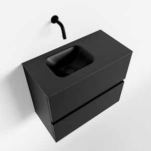 Toiletmeubel Mondiaz Ada | 60 cm | Meubelkleur Urban | Lex wastafel Urban Links | Zonder kraangat