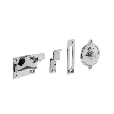 Intersteel WC-overslag vlak vrij/bezet - chroom