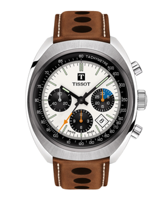 Horlogeband Tissot T1244271603101 / T610045138 Leder Bruin 22mm