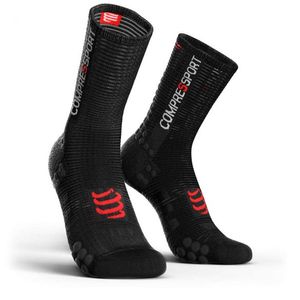 Compressport Pro racing v3.0 hoge fietssokken zwart T2