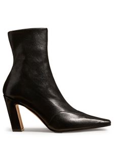 KHAITE bottines The Nevada en cuir - Noir