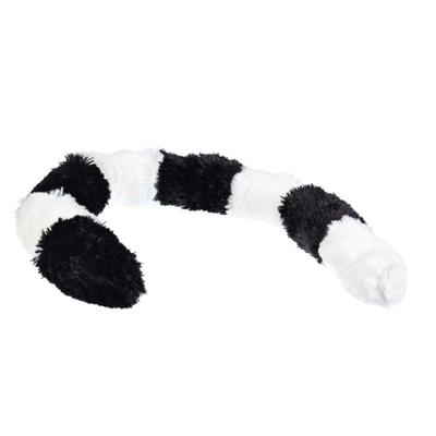 Carnaval Verkleed ringstaart - maki aap staart - 68 cm - met clip - themafeest