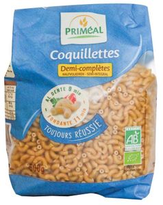 Primeal Macaroni halfvolkoren elleboog bio (500 gr)