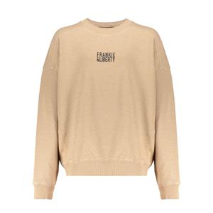 Frankie & Liberty Meisjes sweat shirt - Paris - Toffee Sand