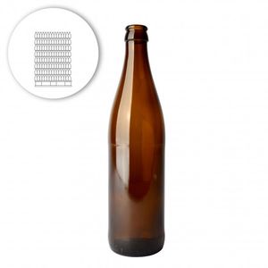 Bierfles NRW 50 cl, kroonkurk 26 mm - pallet 2312 st.