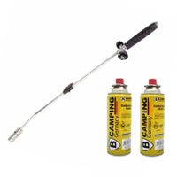 Onkruidbrander/onkruidverdelger 80 cm incl. 2x gas navulling 227 gram - thumbnail