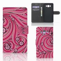 Samsung Galaxy J7 2016 Hoesje Swirl Pink