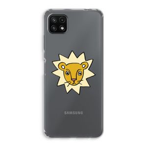 Kleine leeuw: Samsung Galaxy A22 5G Transparant Hoesje