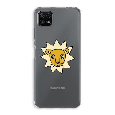 Kleine leeuw: Samsung Galaxy A22 5G Transparant Hoesje